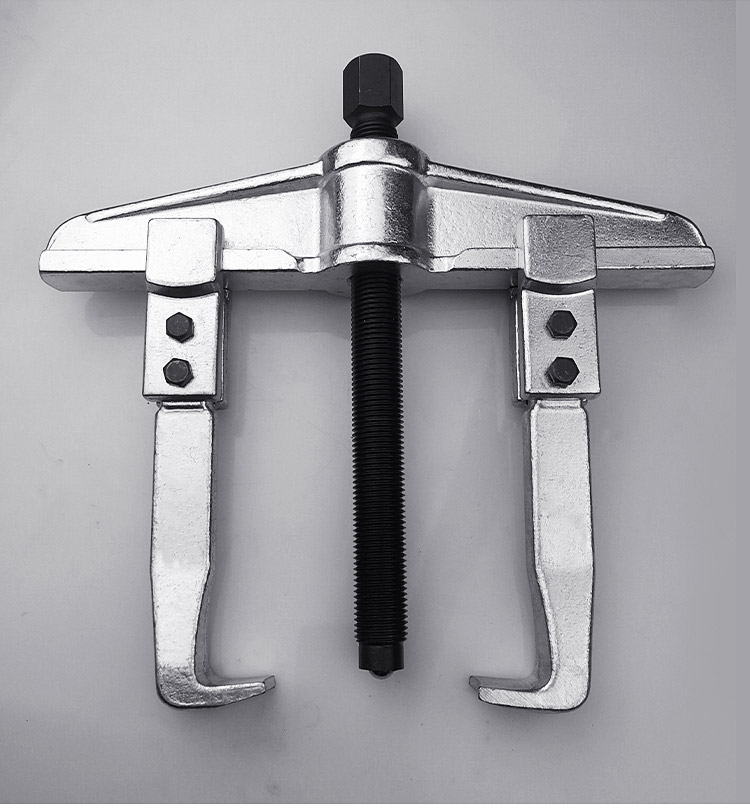 二两爪加长横梁轴承拉马码套装 马达齿轮拆卸工具拔轮器直角拉马 0804