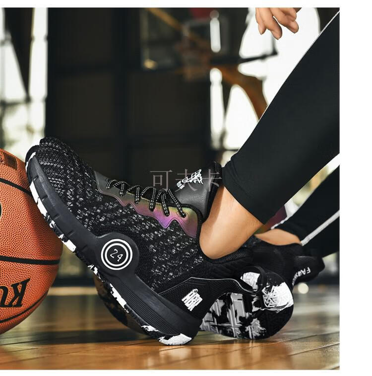 科比纪念款篮球鞋欧文全城9v2实战球鞋减震防滑耐磨网面透气学生儿童