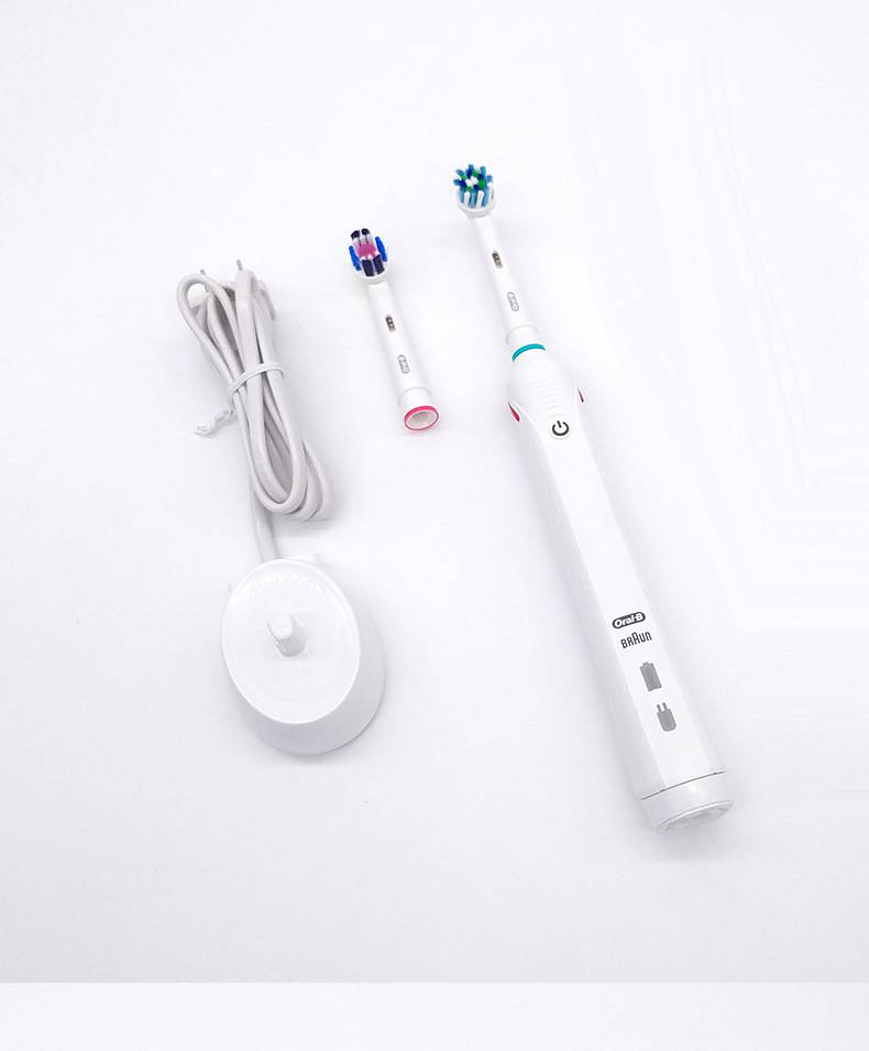 欧乐b3d电动牙刷成人智能旋转控压提醒p2000情侣款蓝色