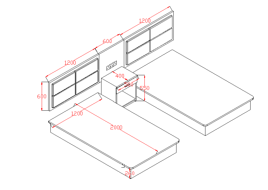 迈宏居易酒店家具定制宾馆单人12米床标间全套双人公寓床员工宿舍客房
