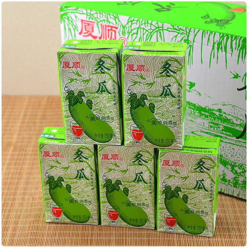 厦顺 冬瓜茶菊花茶橙味果味整箱24盒*250ml饮料夏季果蔬饮品6瓶 厦顺