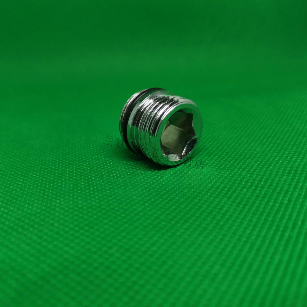 zixi适用于花洒软管接头配件淋浴三联混水阀螺丝帽水管洗澡水龙头进水