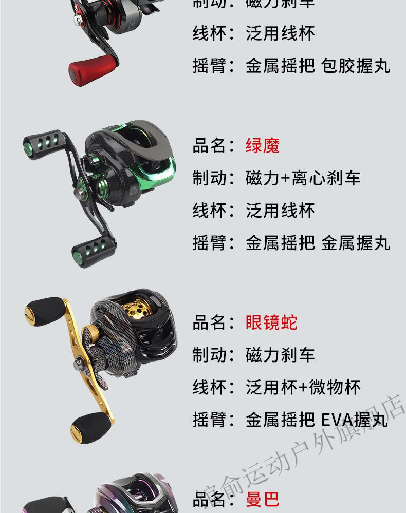 达·瓦同款水滴轮红蜘蛛超高速比防炸线超远投泛用浅线杯微物超轻路亚