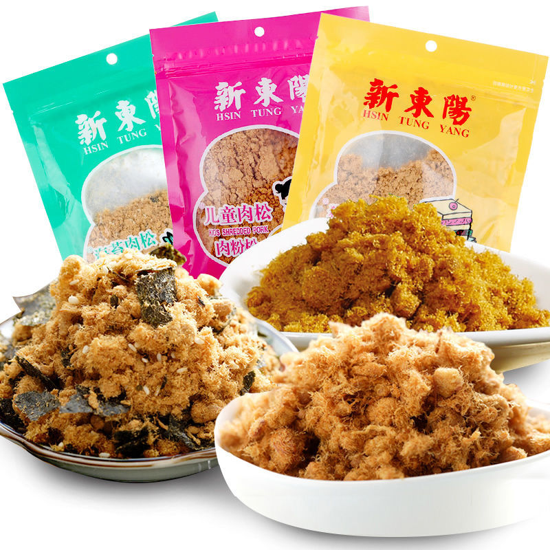 新东阳肉松 营养猪肉松(肉粉松)袋装儿童/海苔/寿司拌饭品牌肉松61