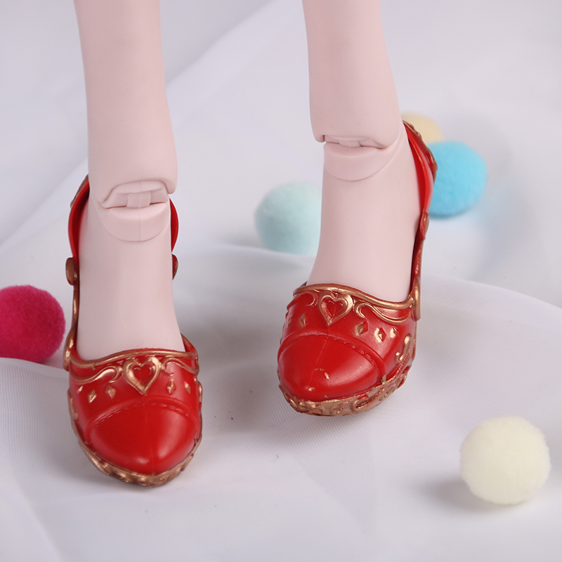 60cm娃娃的靴子 60厘米叶罗丽3分娃娃鞋子夜萝莉仙子冰灵公主靴子高跟