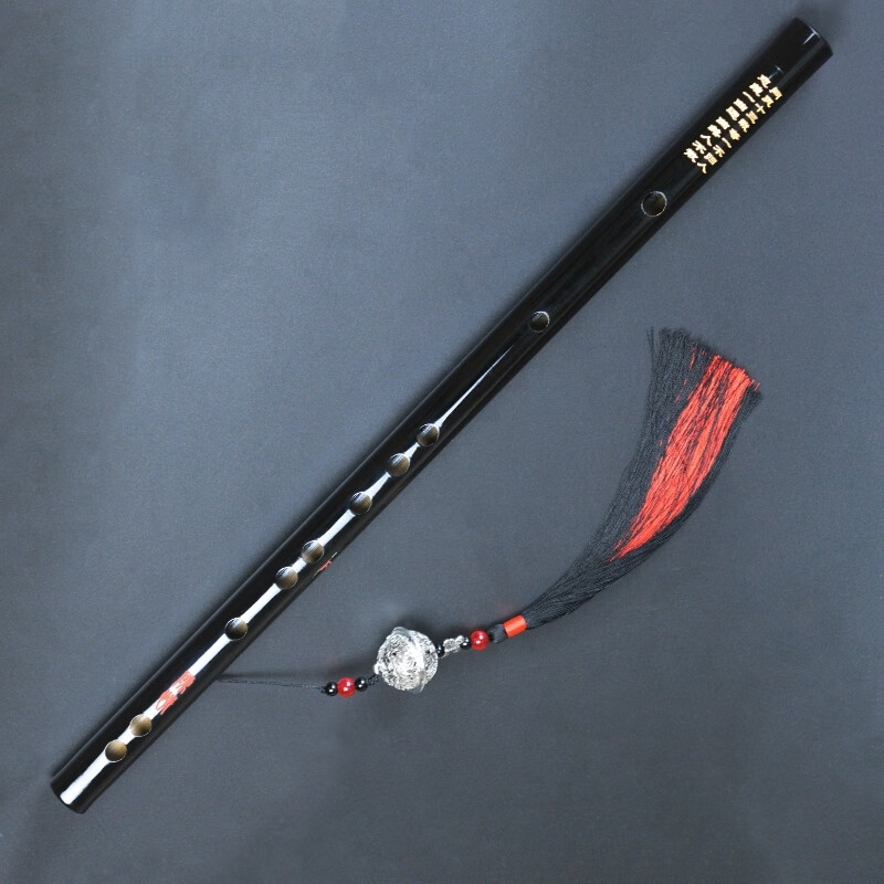 魔道cos竹笛子陈情笛 成人学生初学零基础古风横笛长笛黑色祖师笛【可