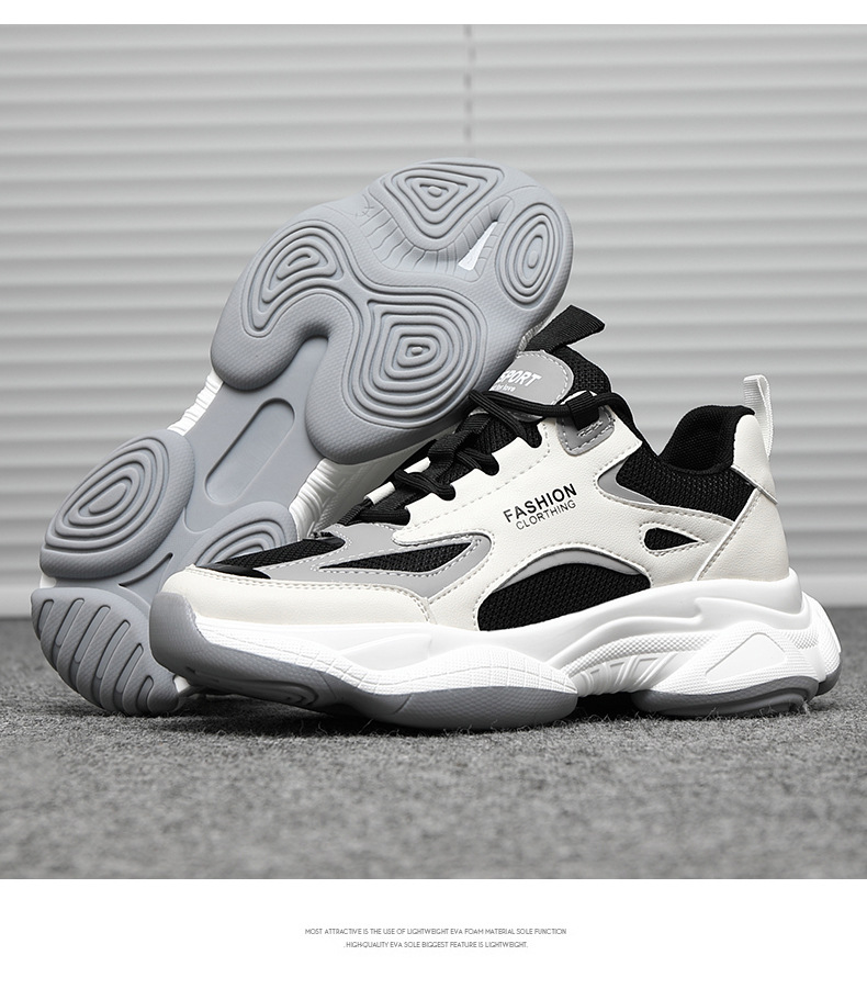 y3kaiwa轻奢潮牌202220805秋季运动鞋男韩版厚底老爹鞋男春季百搭休闲