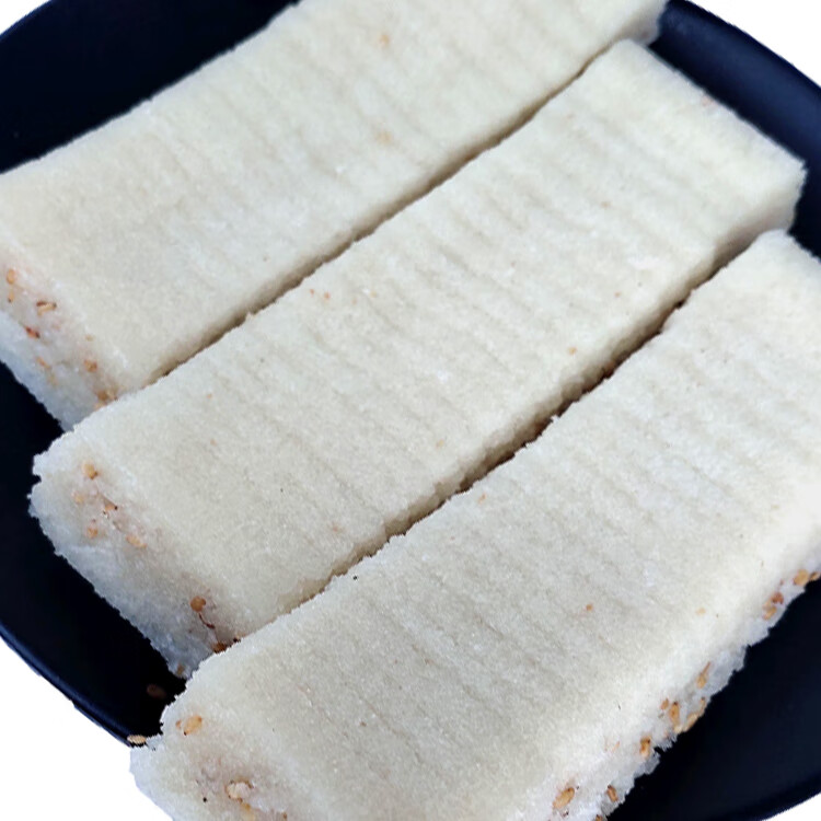 浙江温州苍南特产糯米千层糕切糕点传统美食点心芝麻花生夹心一件300