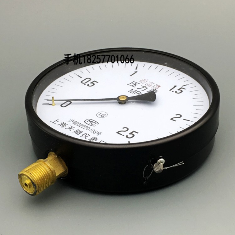 适用于天湖yh-150耐高温压力表 气压表 锅炉压力表 0-1 1.6 2.