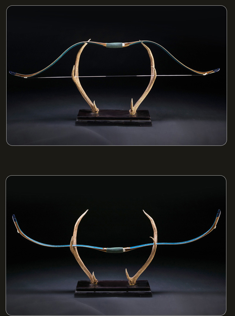 传统弓箭汉弓蒙古传统反曲弓户外竞技射箭比赛古代美猎层压专业弓箭