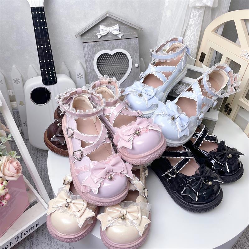 lo鞋【现货】铃铛崽崽 波特比学院原创lolita鞋 生成色 35【图片 价格