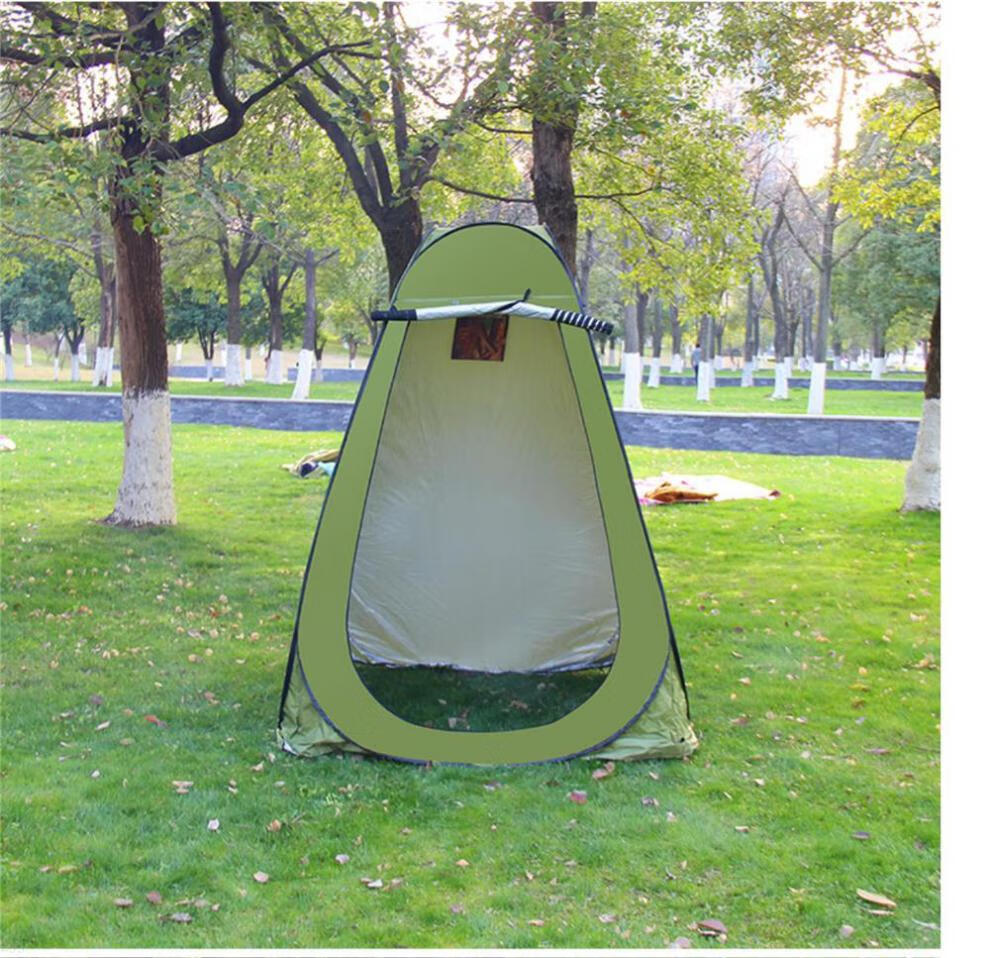 帐篷更衣淋浴帐移动厕所户外加厚自动速开便携式露营野外隔离神器团购