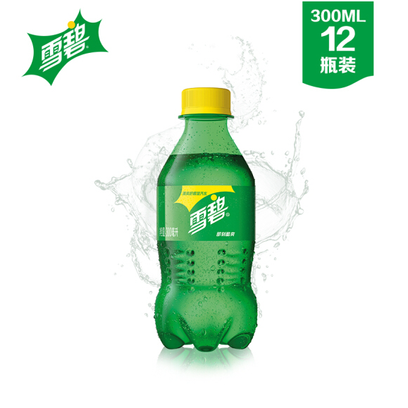 雪碧芬达零度可乐300ml*12瓶迷你小瓶装 碳酸饮料 雪碧300ml*12瓶一箱