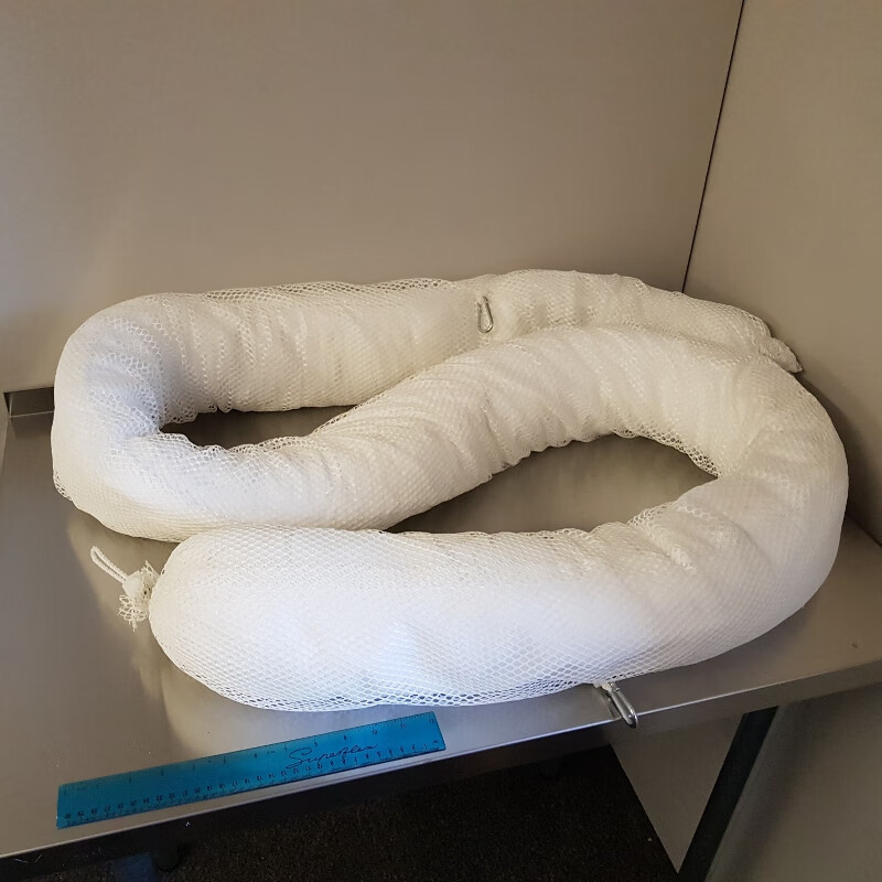 工业吸油索围油栏河道围堵拦截吸油棉条地面水面吸油拖栏海事船用