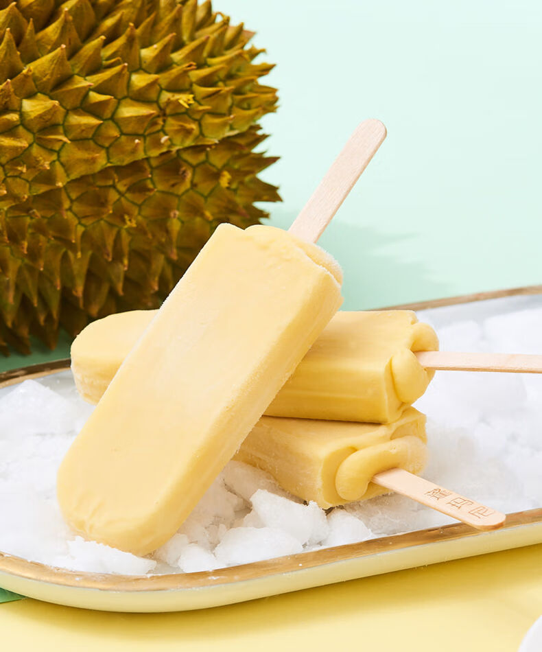 蓬玛尼雪糕70g支经典榴莲冰淇淋网红水果雪糕冰激凌经典榴莲味30支