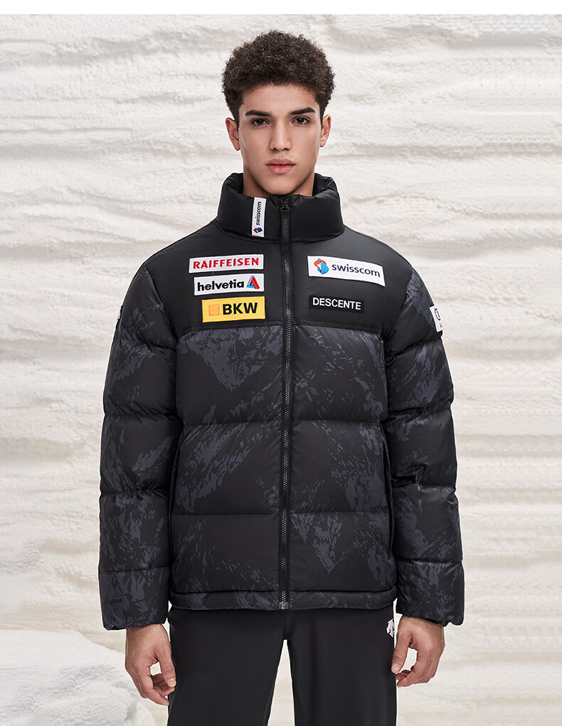 descente迪桑特瑞士国家高山滑雪队男女同款加厚滑雪羽绒服女子亮粉色