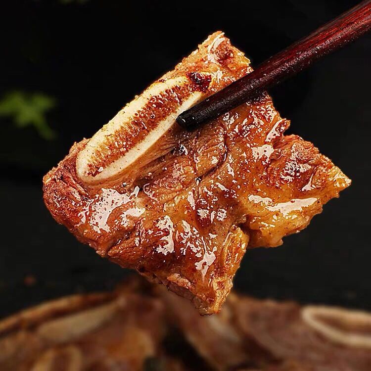 整切牛仔骨新鲜黑椒骨牛骨头带肉半成品食材2斤黑胡椒牛仔骨