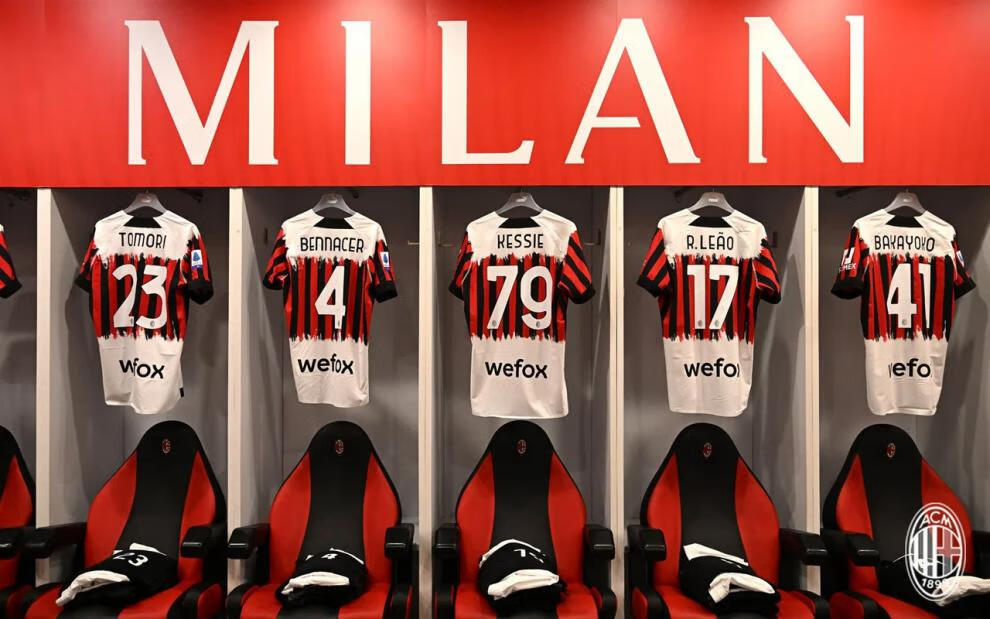 ac米兰球衣21-22主场第四客场11号伊布8号托纳利球员版足球服 第四