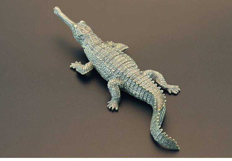 猫乐鱼儿童实心动物玩具模型远古帝鳄史前野猪鳄尼罗短吻鳄大鳄鱼美洲