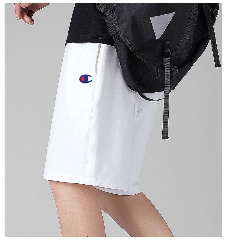 champion冠军总督运动短裤男夏季薄款跑步直筒大码宽松休闲五分裤潮牌