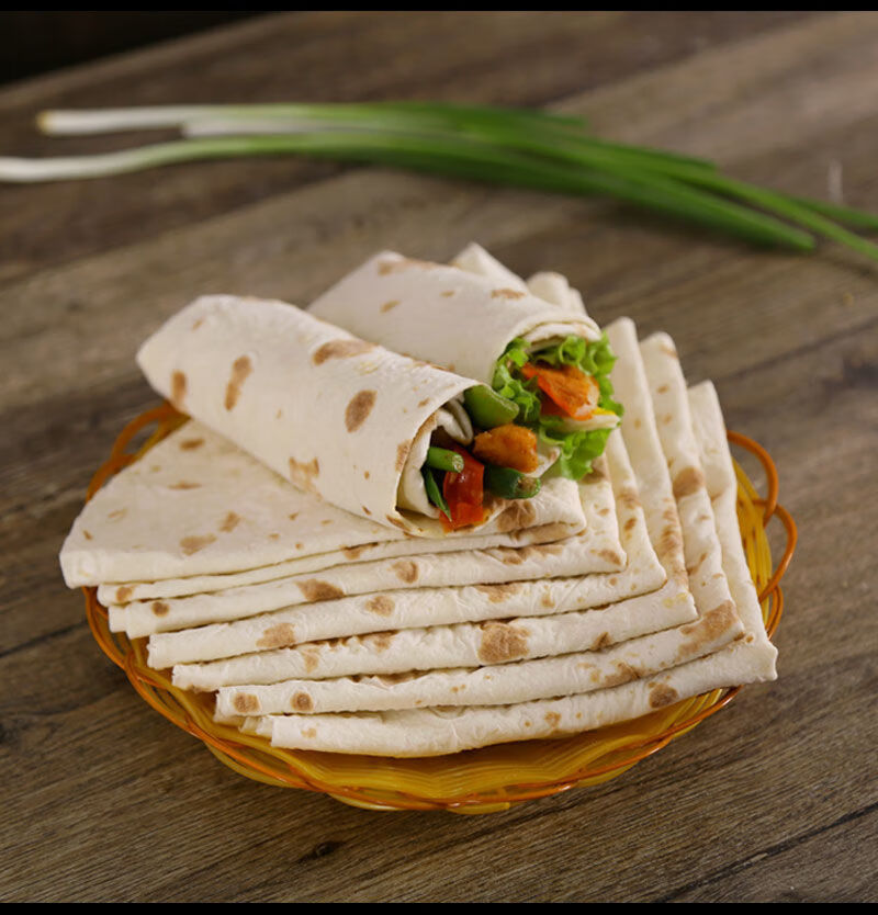 上海可发山东手工单饼烙馍烙饼卷饼煎饼烤肉饼手抓饼鸡肉卷饼馒头早餐