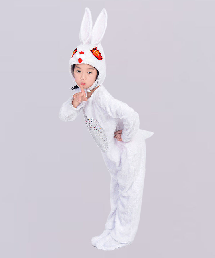 六一儿童节的服装元旦儿童小白兔动物演出服装幼儿小兔子舞蹈表演服