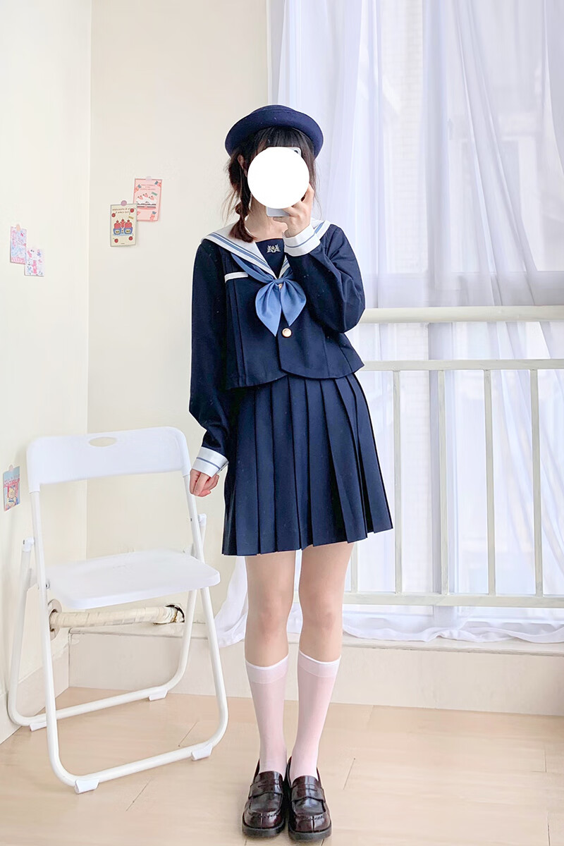 犀狂【圣迭女子】暴躁jk社原创基础款百褶裙短裙jk制服正统水手服套装