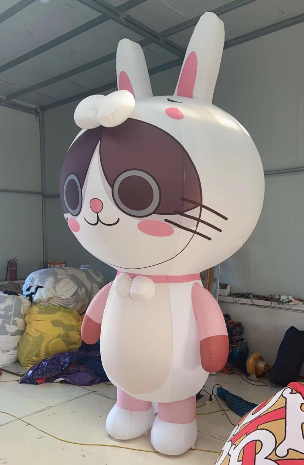 充气毛绒卡通兔子小白兔行走公仔创意美陈开业活动人偶服装 一款 3