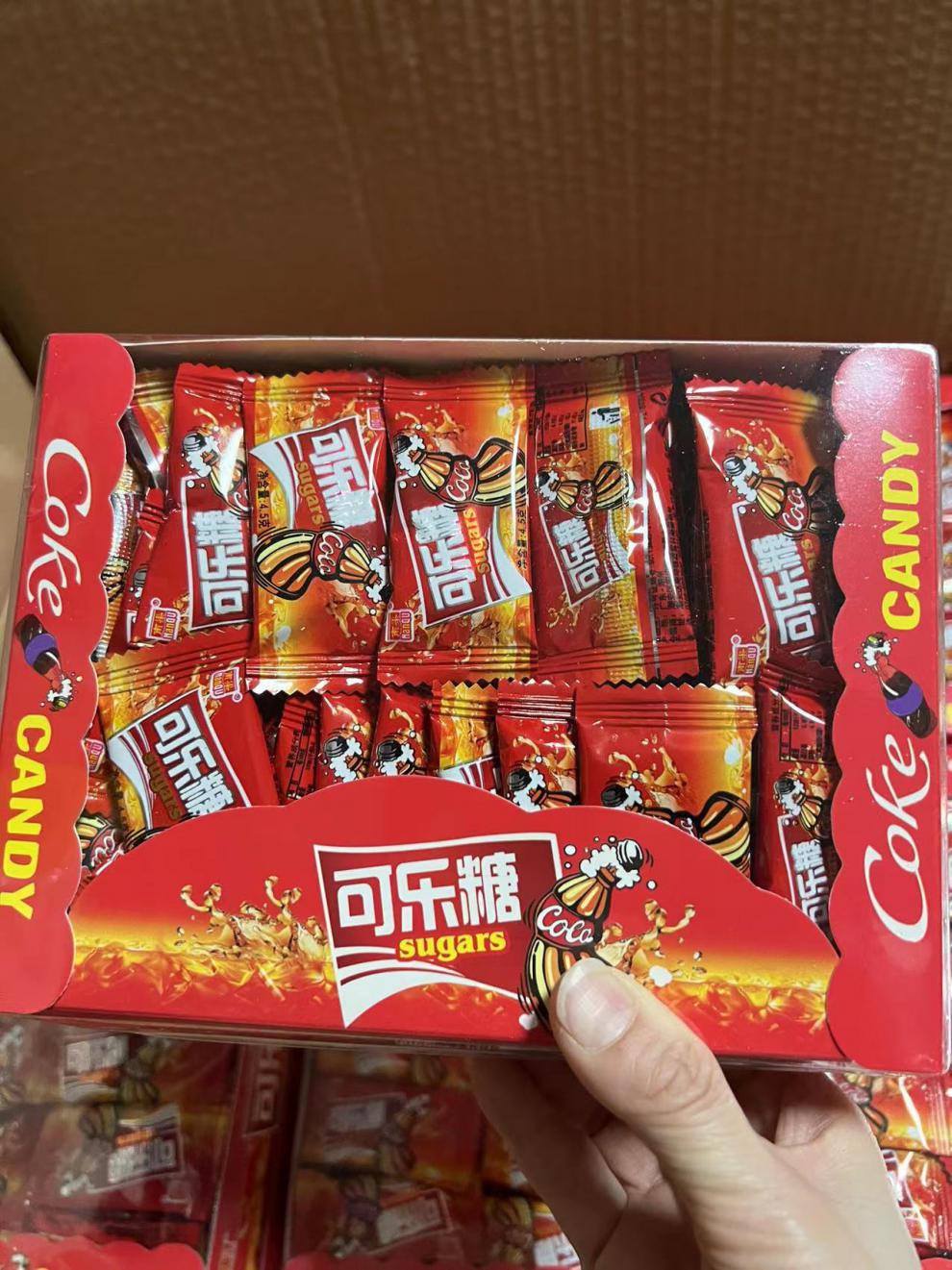 南渠 可乐糖 汽水味糖奶糖 糖果 80后90后怀旧 童年零食 盒装 4盒*315