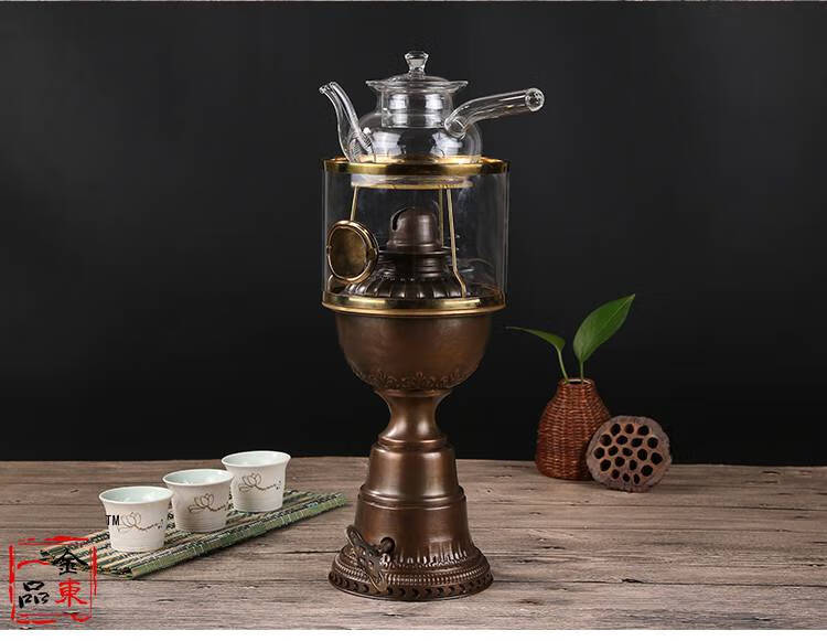 煤油灯空气灯 煤油灯咖啡酥油茶道煤油空气茶炉中式油灯灯潮汕烧水