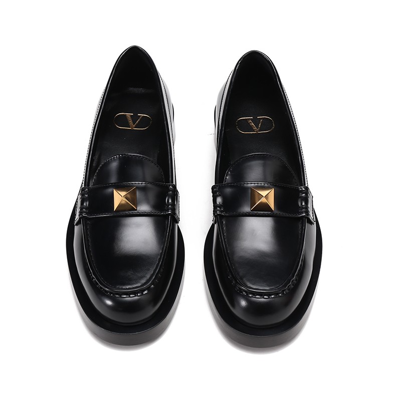 女鞋 华伦天奴 valentino 女士超大铆钉乐福鞋皮鞋单鞋 xw2s0cj0 dsd