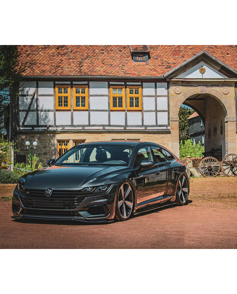 刀锋前铲 侧裙后唇后扰流板改装 大众cc尾喉 套装 否【图片 价格 品牌