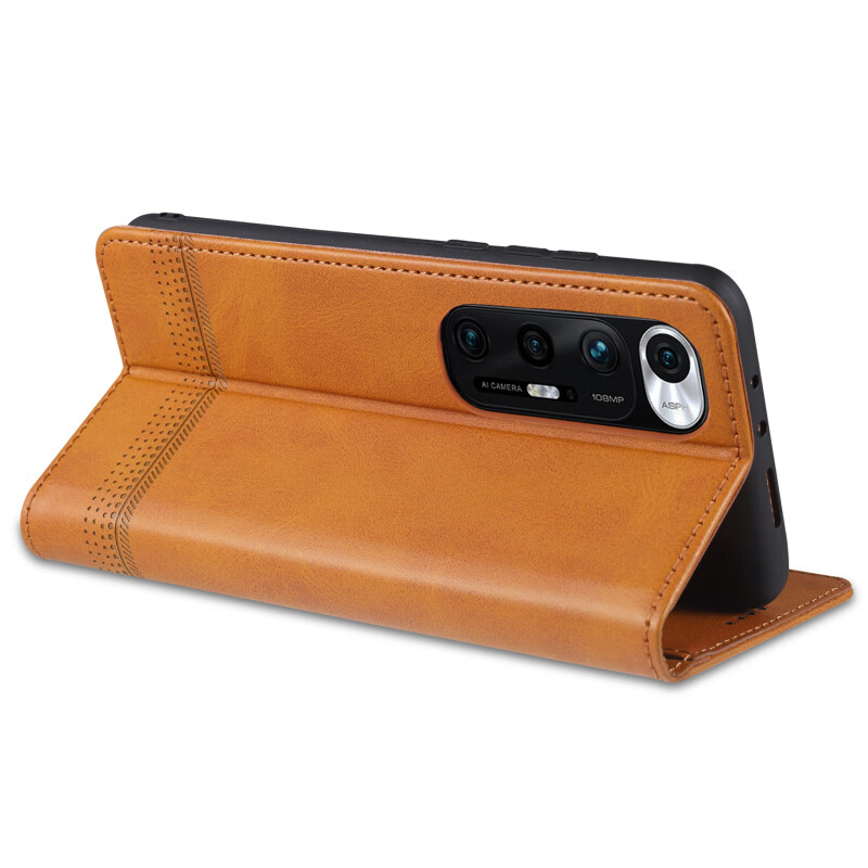 居小智小米10s手机壳翻盖皮套mi10s钱包式插卡外壳全包边硅胶软壳保护