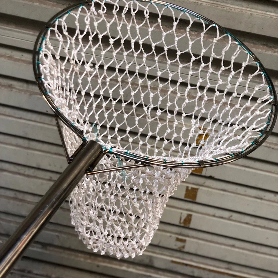 新款不锈钢抄网不伤鱼鳞抄鱼网兜捞大鱼捞大物捕鸡铺鸭水产市场 80