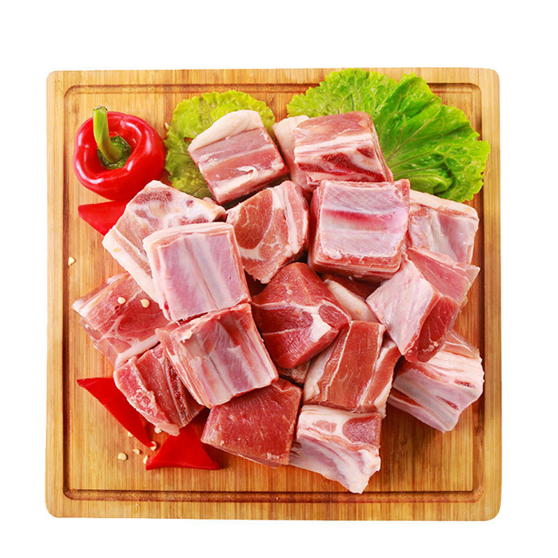 新鲜羊排羊小排羔羊肋排羊胸骨脆骨羔羊新鲜烧烤羊肉生鲜大块羊肋排