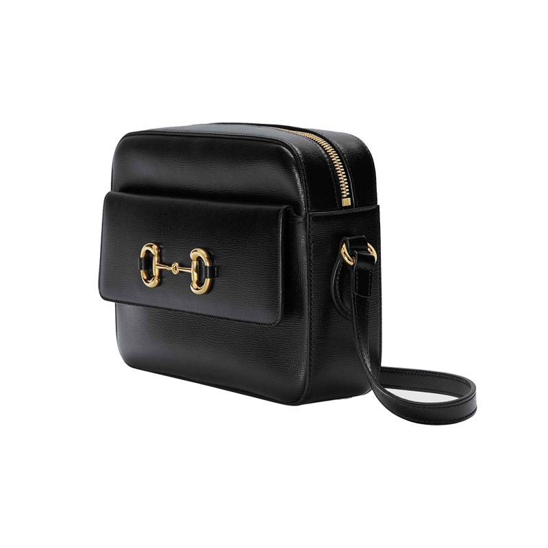 gucci古驰马衔扣1955系列小方包小号肩背包 1db0g 2361棕色预售【图片