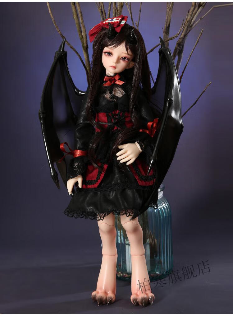 4分bjd娃娃手办yaye芽野幽冥仙主精致sd玩偶现货纯手工关节可活动