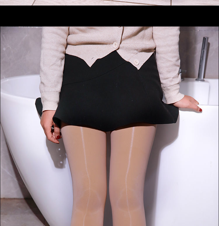 新款加绒加厚马油袜油亮丝滑秋冬款套装油光丝袜显瘦光滑神裤打底裤