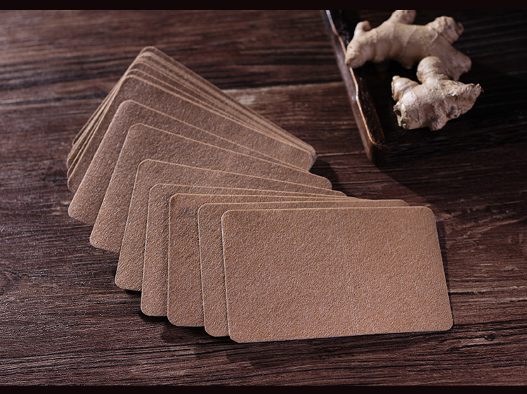 原始点发热姜贴膝盖热敷贴生姜贴热贴暖宝宝暖宫贴驱寒100片 透明 50