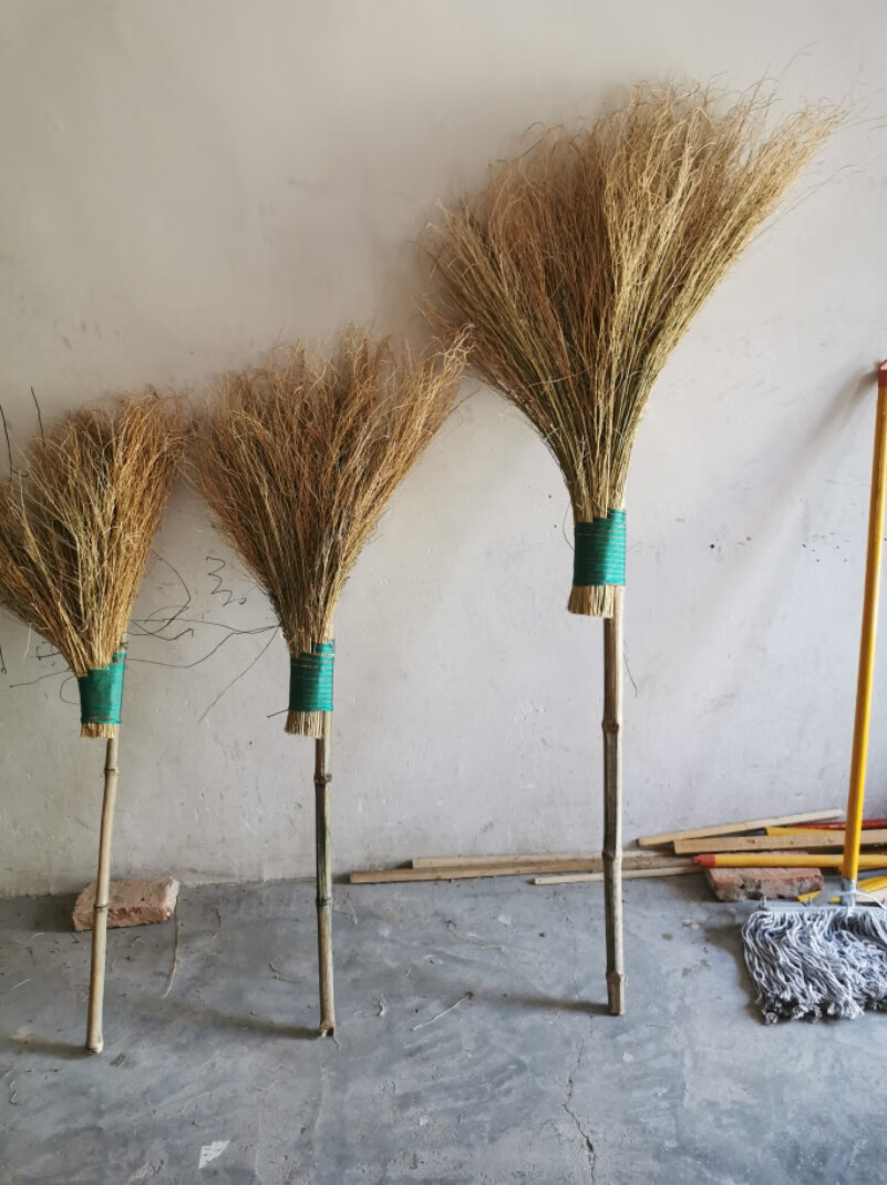 金丝草扫把 室外大号毛竹扫把金丝草扫把铁笤帚环卫院子公司工厂水泥