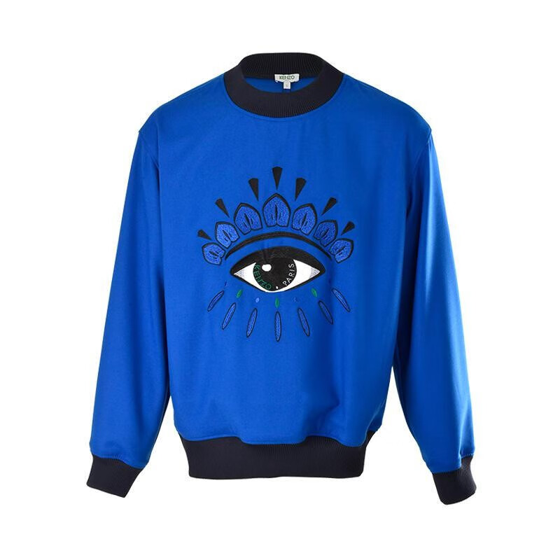 【中检鉴定】kenzo高田贤三卫衣 男士眼睛刺绣休闲卫衣运动衫男装