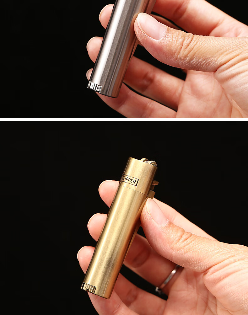 2022年新款西班牙clipper可利福打火机打火机大号砂轮明火充气打火机