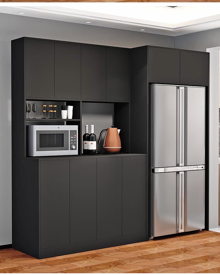 酒柜客厅靠墙加冰箱定做厨房酒柜餐边柜冰箱储物柜靠墙洗衣机阳台柜