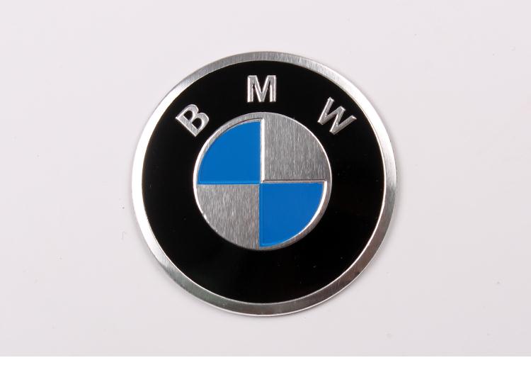 摩托车贴纸汽车宝马标志贴金属贴鬼火电动踏板车个性贴纸创意贴花