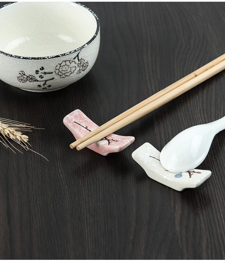 4个筷子架托公筷架筷托筷子托搁放筷子的小托筷枕家用筷子支架托日系