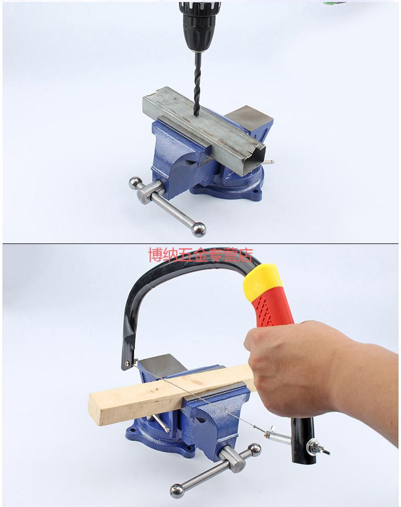 法耐(fanai)台钳台式老虎钳全钢工业级重型台虎钳桌虎钳家用小型台