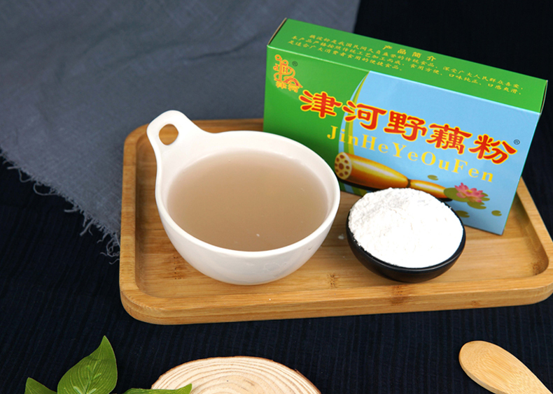 5折津河藕粉天津特产藕粉懒人素食早餐代餐特产藕粉津河桂花野藕粉2盒