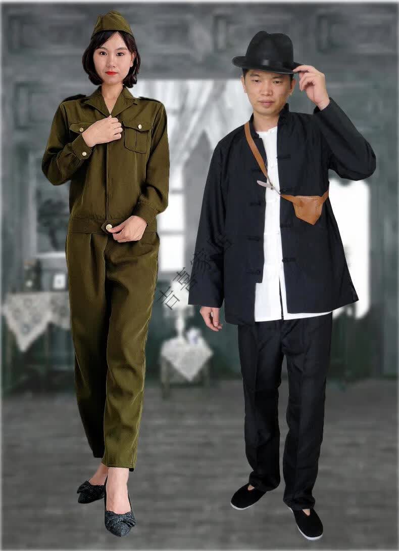 剧本杀民国服装演出服民国风演出服班服男女中式复古装万圣节服装