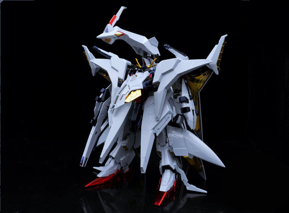 万代bandai高达大白鹅佩涅罗佩hg大白鹅电镀版电镀高达hg大白鹅万代