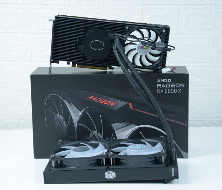 华硕(asus)amd华硕技嘉3067890tirx686900xt一分体水冷显卡散热器 rtx